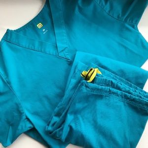 WonderWink Teal Scrubs XS